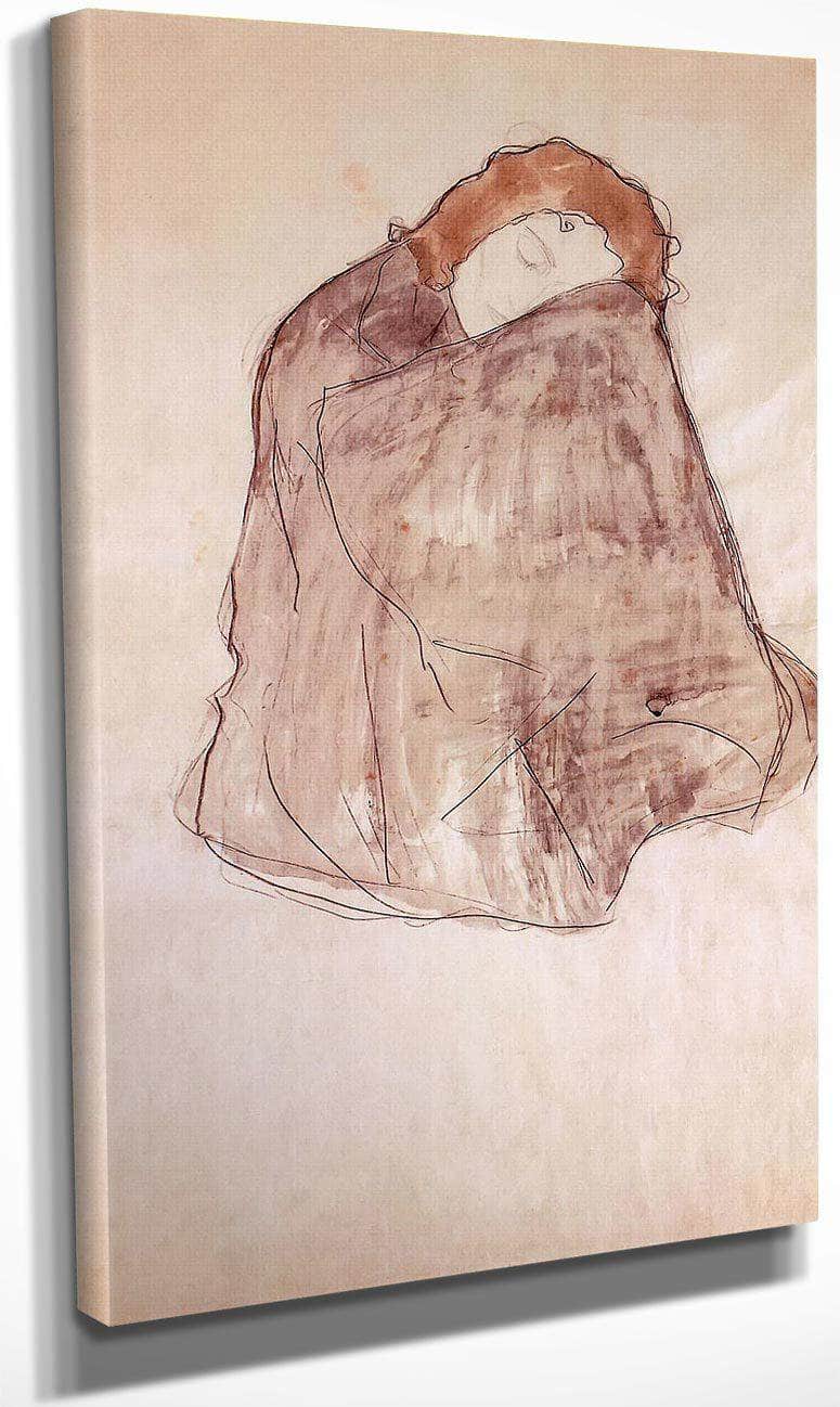 Squatting Woman, 1919 By Gustav Klimt Fine Art Print