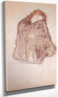 Squatting Woman, 1919 By Gustav Klimt Fine Art Print