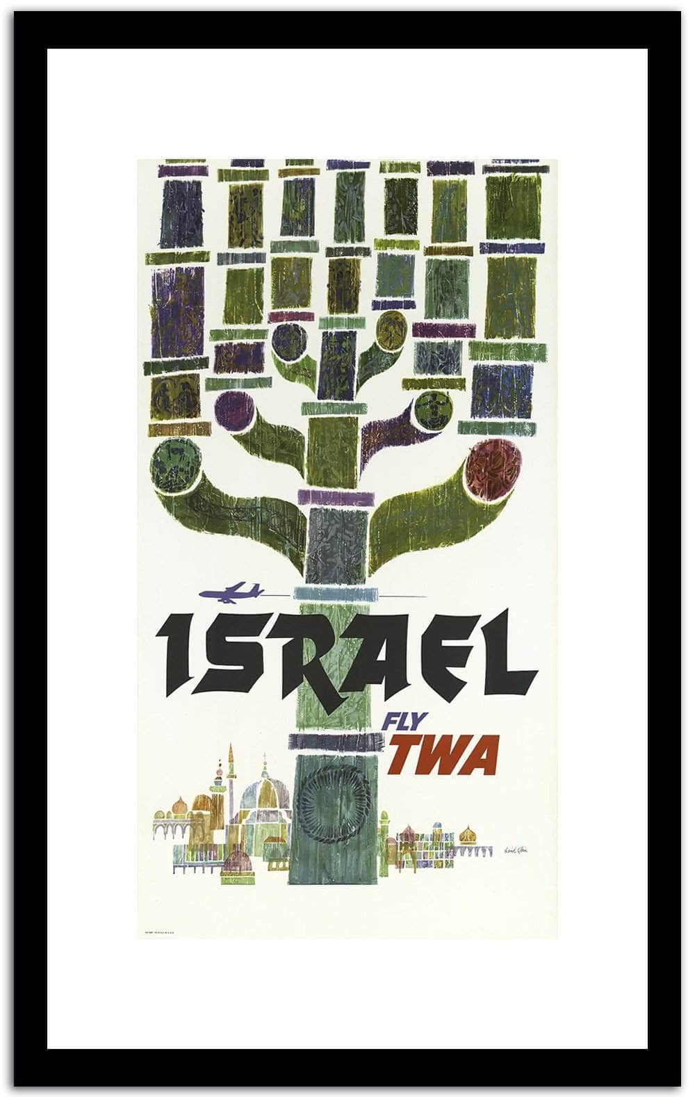 Srael  Vintage Poster Fine Art Print