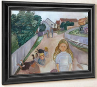 Sreet In Asgardstrand1902 By Edvard Munch Fine Art Print