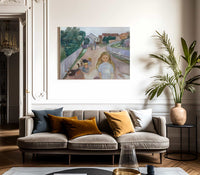 Sreet In Asgardstrand1902 By Edvard Munch Fine Art Print