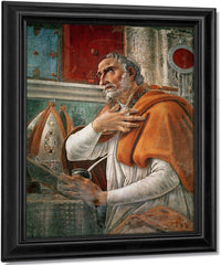 St. Augustine In His Cell By Sandro Botticelli Fine Art Print