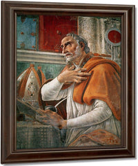 St. Augustine In His Cell By Sandro Botticelli Fine Art Print