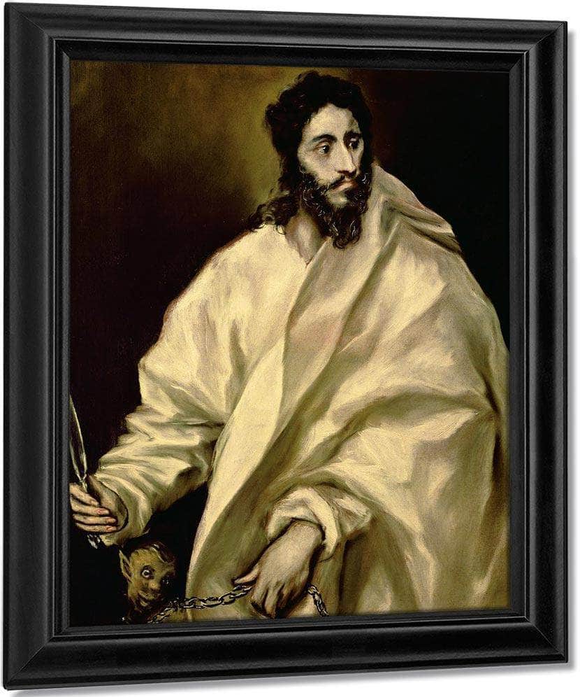 St. Bartholomew By El Greco Fine Art Print