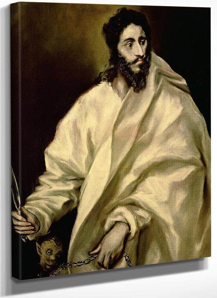 St. Bartholomew By El Greco Fine Art Print