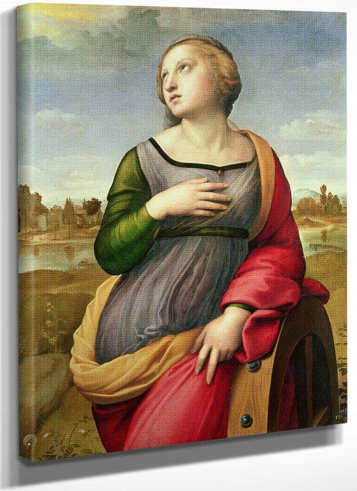St. Catherine Of Alexandria By Raphael Fine Art Print