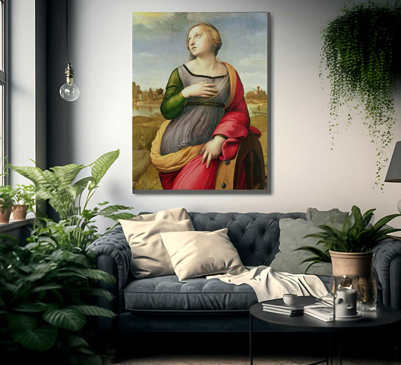 St. Catherine Of Alexandria By Raphael Fine Art Print