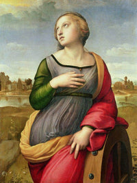 St. Catherine Of Alexandria By Raphael Fine Art Print