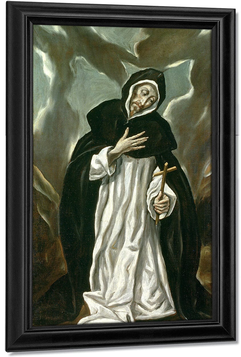 St.Dominic Of Guzman (C.1170 1221) By El Greco Fine Art Print