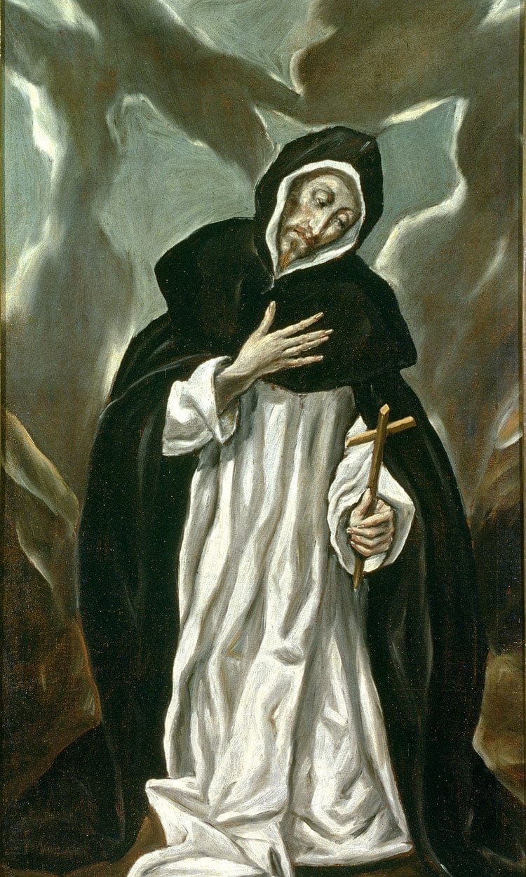 St.Dominic Of Guzman (C.1170 1221) By El Greco Fine Art Print