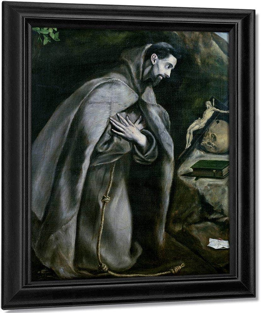 St. Francis Of Assisi By El Greco Fine Art Print