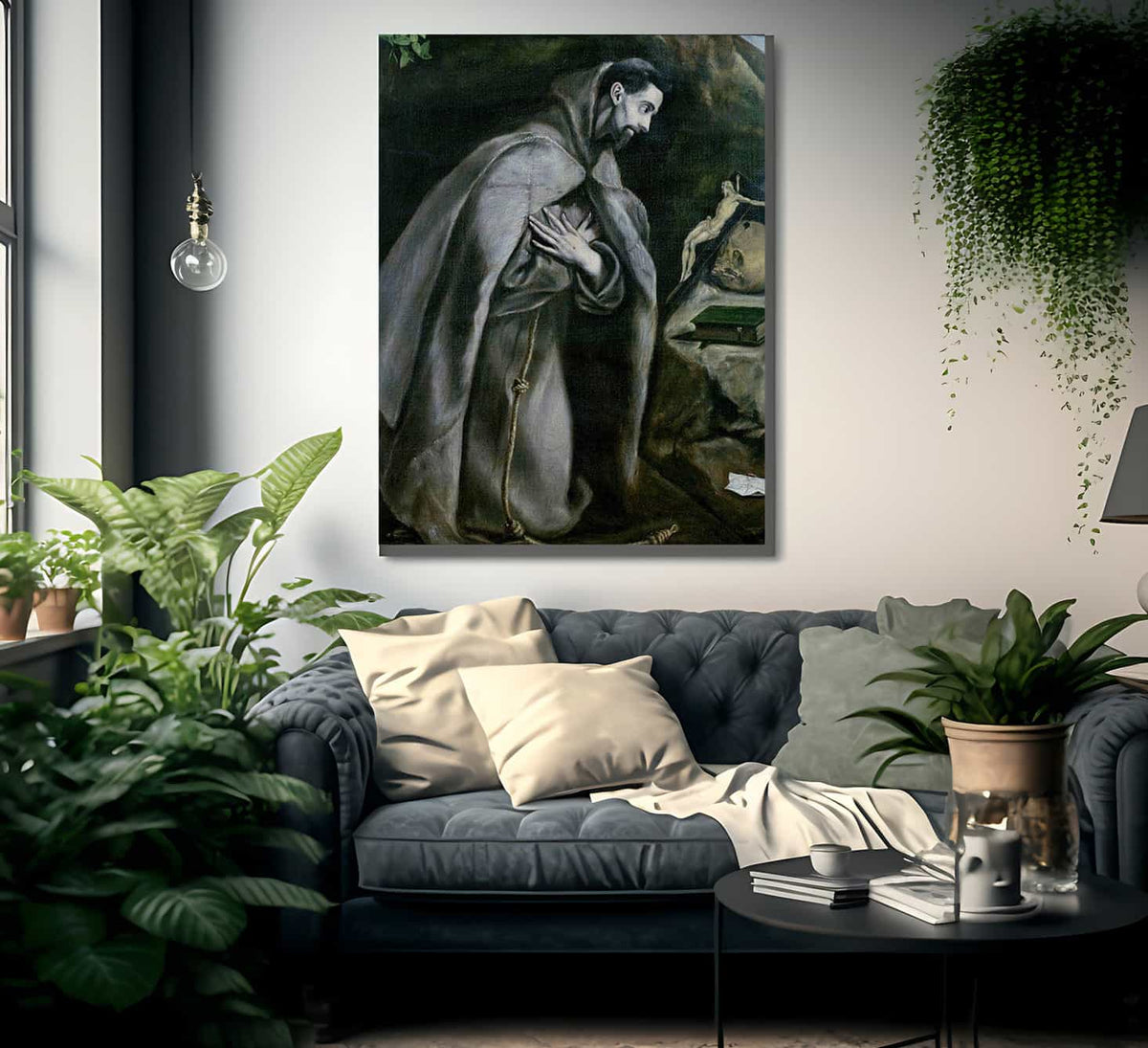 St. Francis Of Assisi By El Greco Fine Art Print