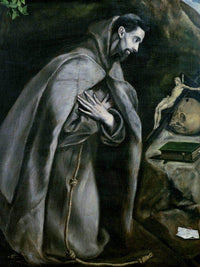 St. Francis Of Assisi By El Greco Fine Art Print