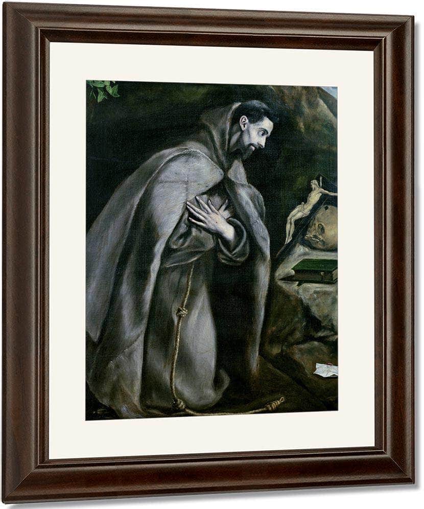 St. Francis Of Assisi By El Greco Fine Art Print