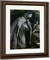 St. Francis Of Assisi By El Greco Fine Art Print