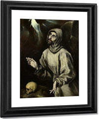 St. Francis Of Assisi Receiving The Stigmata By El Greco Fine Art Print