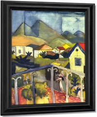 St Germain In Tunis By August Macke Fine Art Print