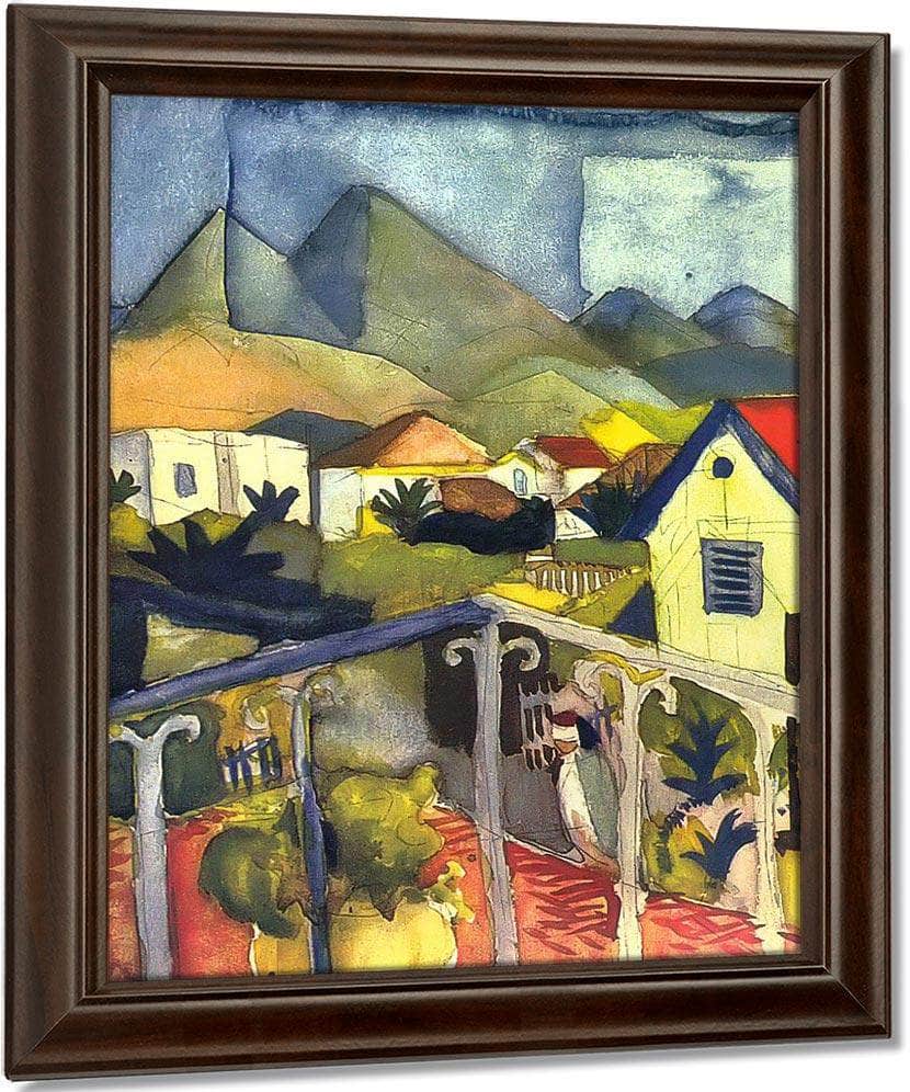 St Germain In Tunis By August Macke Fine Art Print