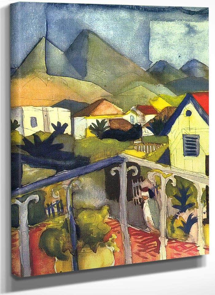 St Germain In Tunis By August Macke Fine Art Print