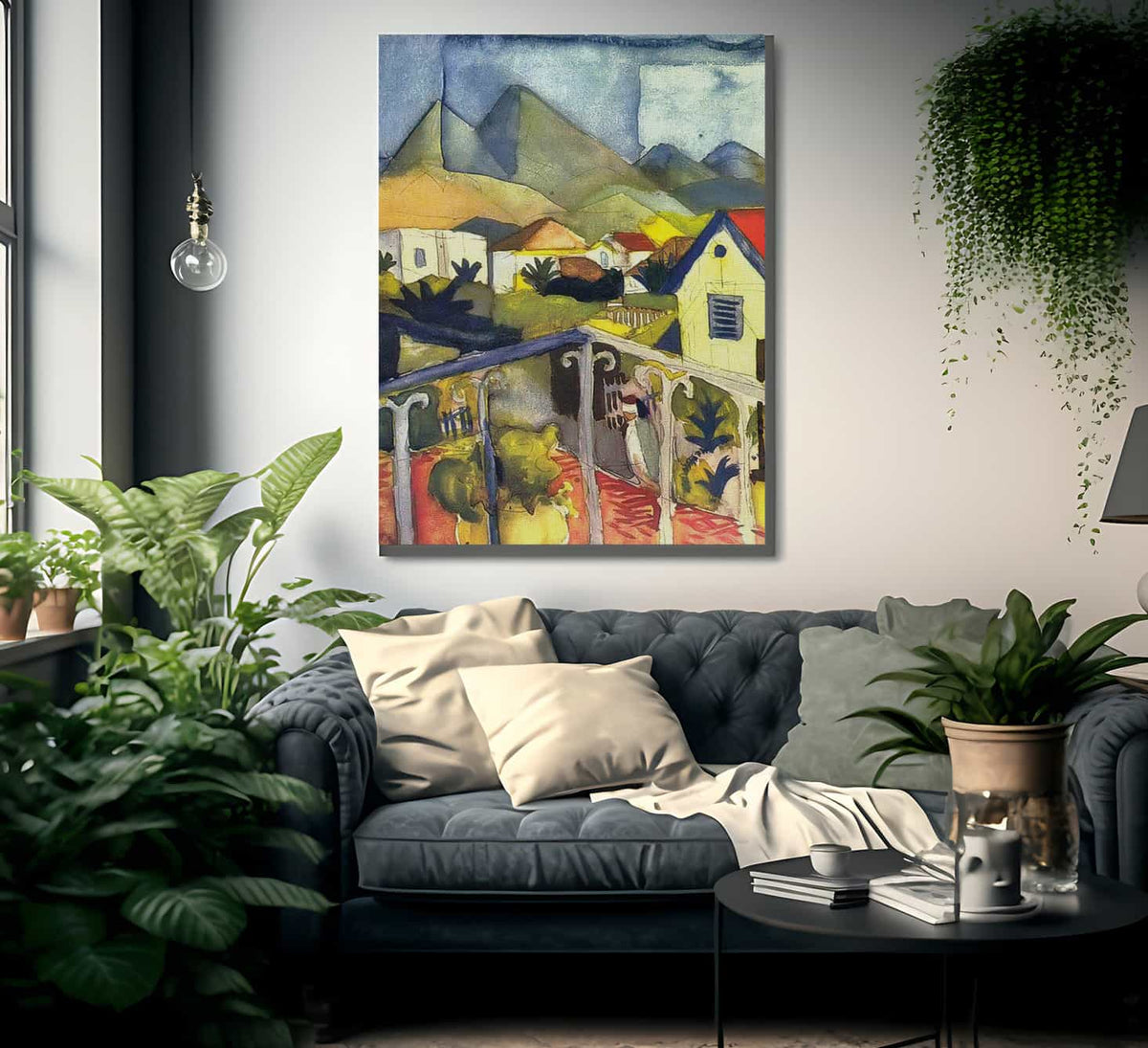 St Germain In Tunis By August Macke Fine Art Print