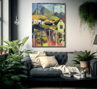 St Germain In Tunis By August Macke Fine Art Print