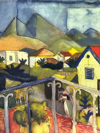 St Germain In Tunis By August Macke Fine Art Print