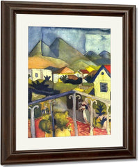 St Germain In Tunis By August Macke Fine Art Print