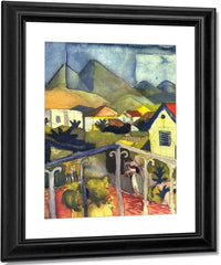 St Germain In Tunis By August Macke Fine Art Print