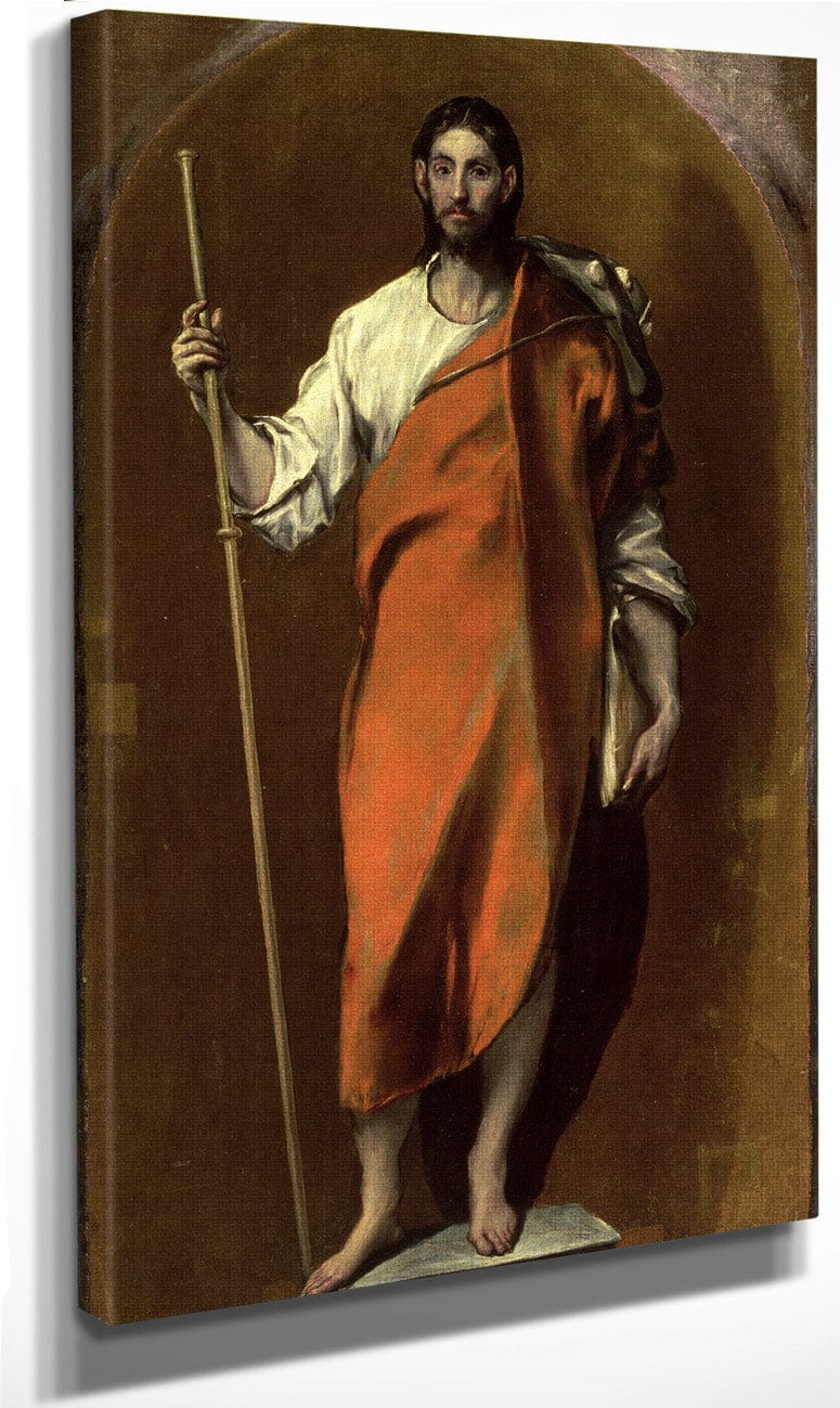St.James The Greater By El Greco Fine Art Print