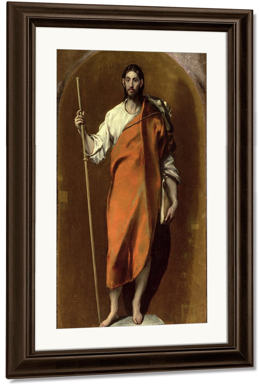 St.James The Greater By El Greco Fine Art Print