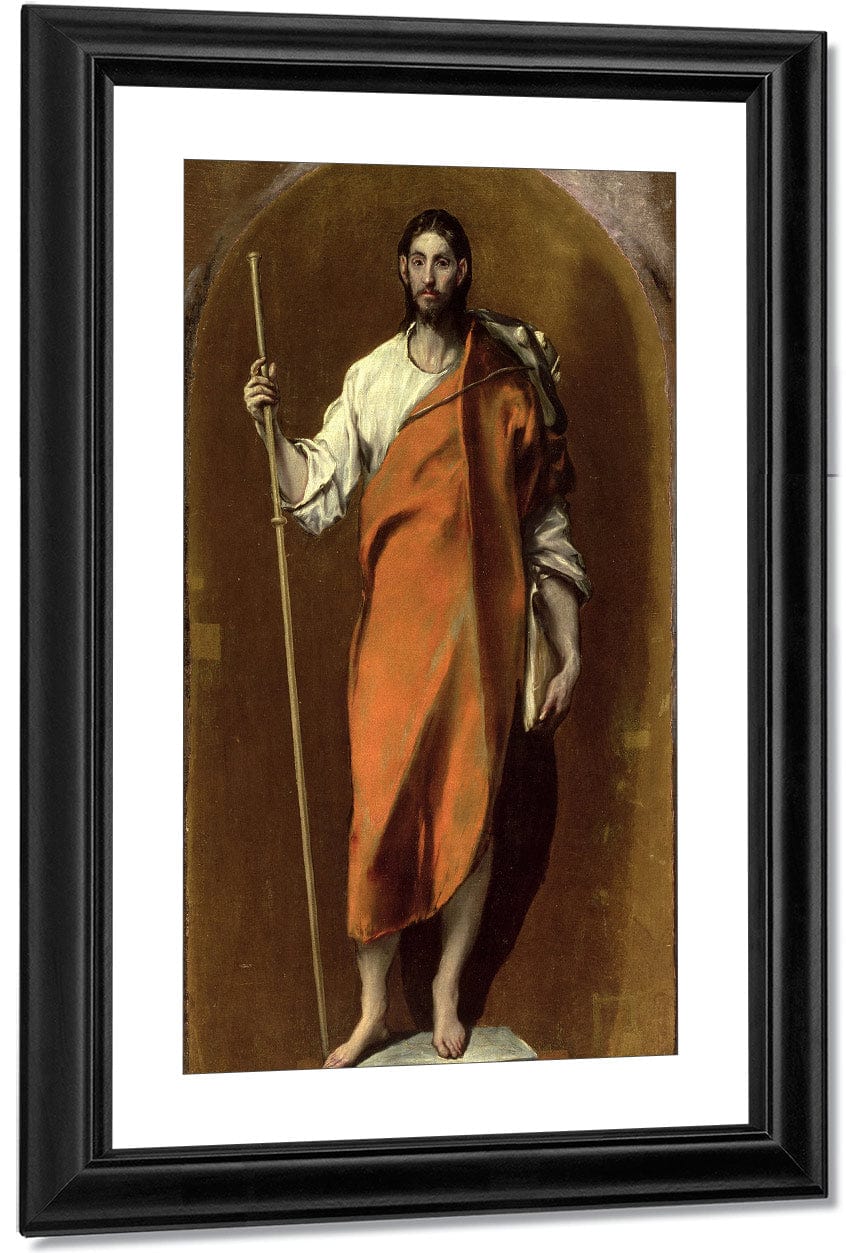 St.James The Greater By El Greco Fine Art Print