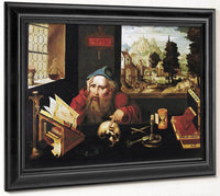 St. Jerome In His Study By Joos Van Cleve Fine Art Print