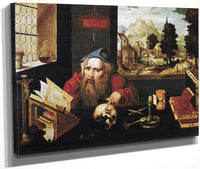 St. Jerome In His Study By Joos Van Cleve Fine Art Print