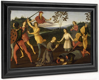 St. Jerome Saving Sylvanus And Punishing The Heretic Sabianus By Raphael Fine Art Print