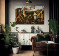 St. Jerome Saving Sylvanus And Punishing The Heretic Sabianus By Raphael Fine Art Print