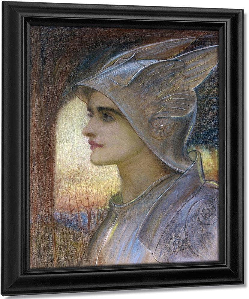 St Joan Of Arc By William Blake Richmond Fine Art Print
