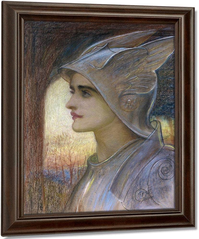 St Joan Of Arc By William Blake Richmond Fine Art Print