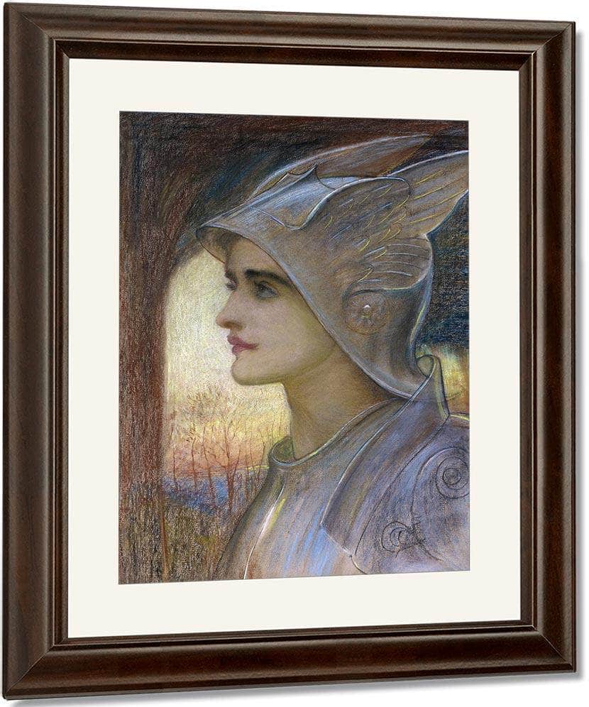 St Joan Of Arc By William Blake Richmond Fine Art Print