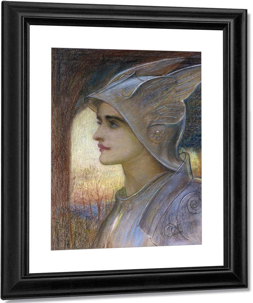 St Joan Of Arc By William Blake Richmond Fine Art Print