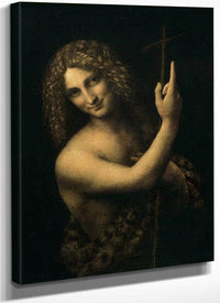 St. John The Baptist By Leonardo Da Vinci Fine Art Print