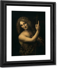 St. John The Baptist By Leonardo Da Vinci Fine Art Print
