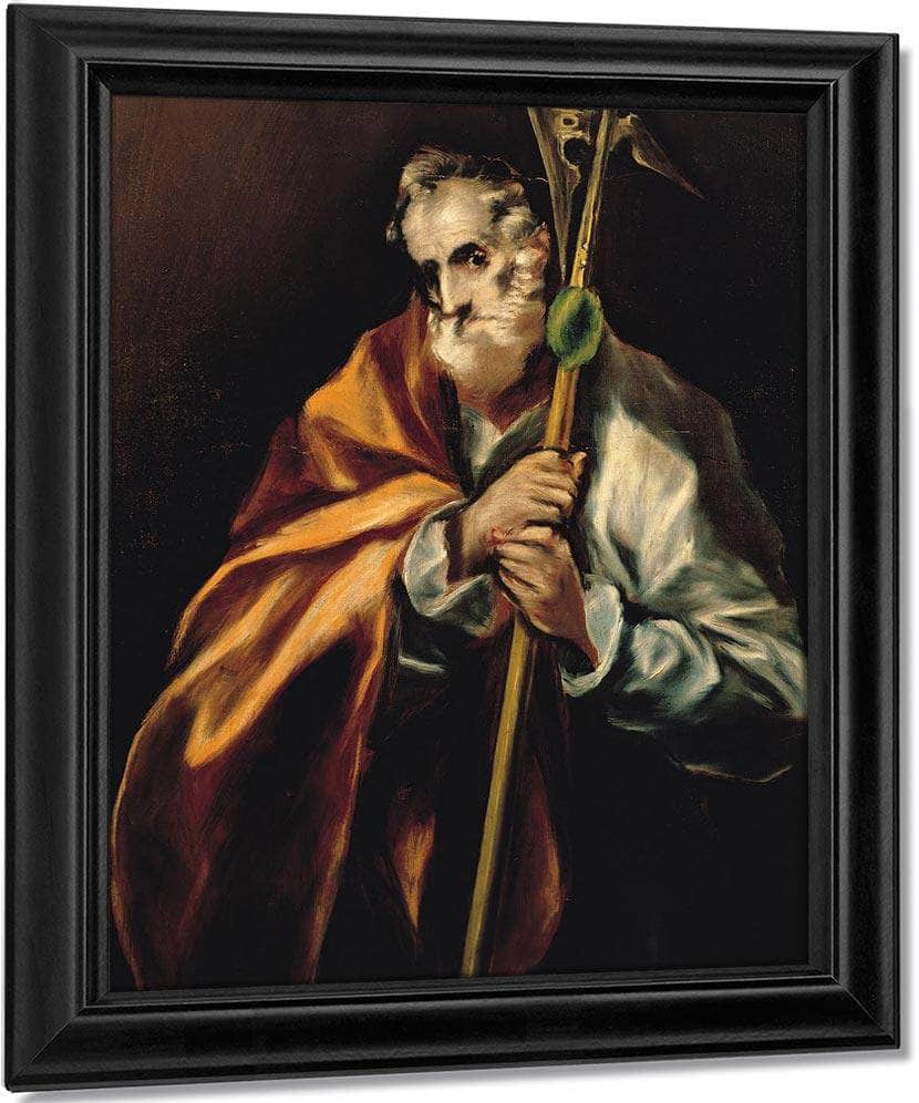 St. Jude Thaddeus By El Greco Fine Art Print