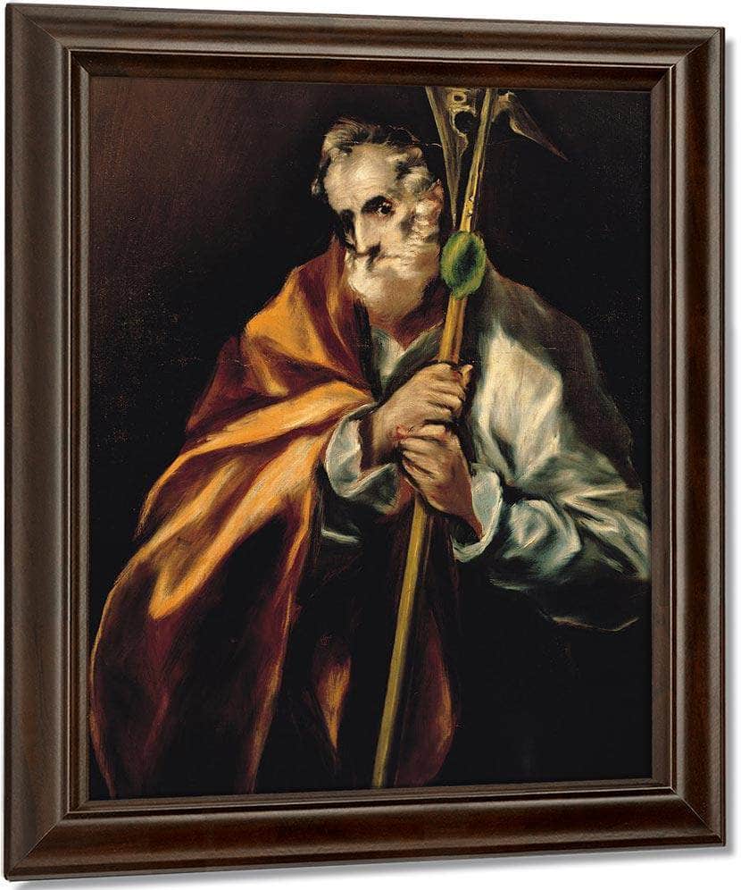 St. Jude Thaddeus By El Greco Fine Art Print