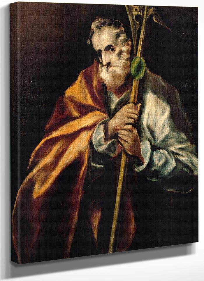 St. Jude Thaddeus By El Greco Fine Art Print