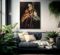 St. Jude Thaddeus By El Greco Fine Art Print