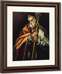 St. Jude Thaddeus By El Greco Fine Art Print