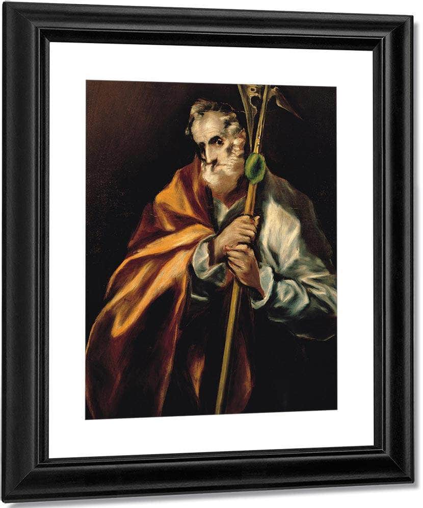St. Jude Thaddeus By El Greco Fine Art Print