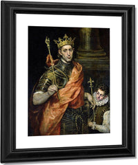 St. Louis (1215 70) And His Page By El Greco Fine Art Print