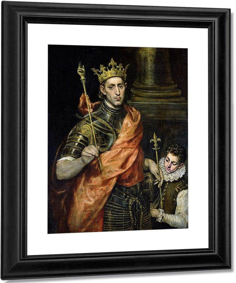 St. Louis (1215 70) And His Page By El Greco Fine Art Print