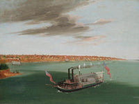St. Louis From The River Below By George Catlin Fine Art Print
